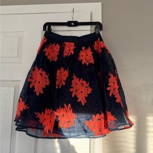 Anthropologie Maeve Pome Blossom Skirt